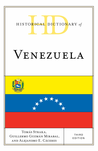 Cover of book: Historical Dictionary of Venezuela