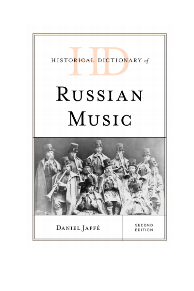 Cover of book: Historical Dictionary of Russian Music