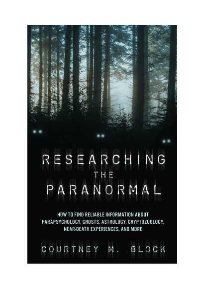 Cover of book: Researching the Paranormal