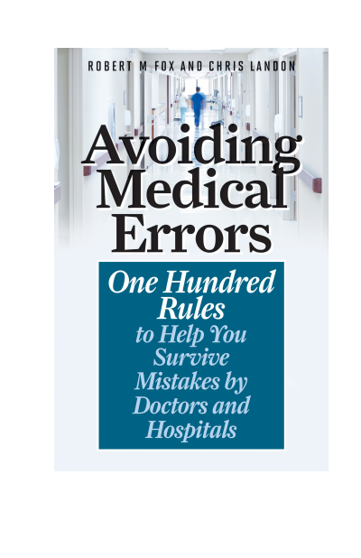 Cover des Buchs: Avoiding Medical Errors