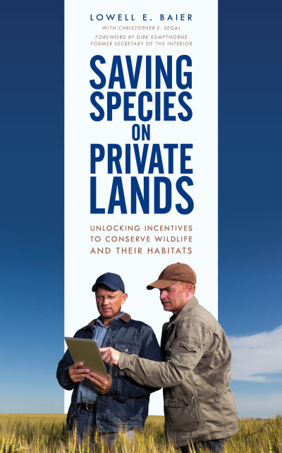 Cover des Buchs: Saving Species on Private Lands