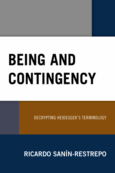 Cover of book: Being and Contingency