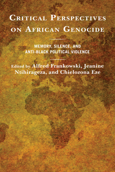 Cover of book: Critical Perspectives on African Genocide