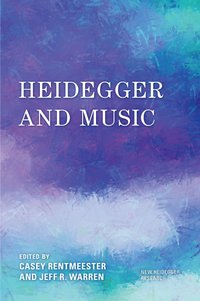 Cover of book: Heidegger and Music