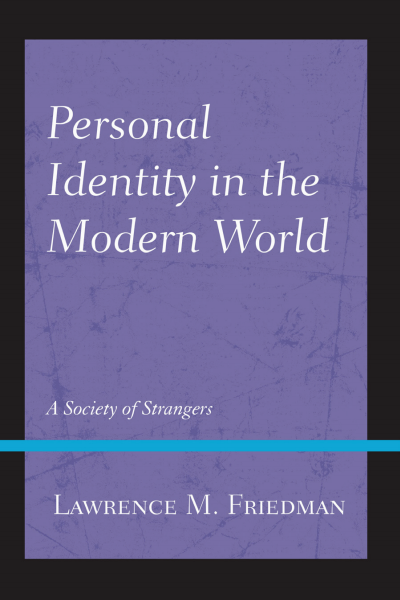 Cover des Buchs: Personal Identity in the Modern World
