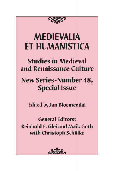 Cover des Buchs: Medievalia et Humanistica, No. 48