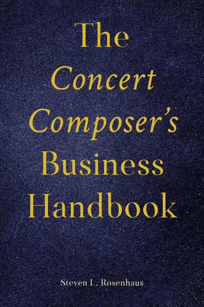 Cover of book: The Concert Composer’s Business Handbook