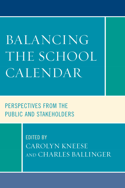 Cover des Buchs: Balancing the School Calendar