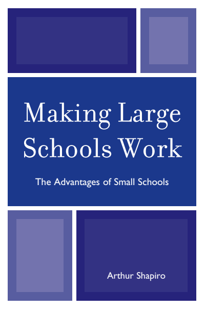 Cover des Buchs: Making Large Schools Work