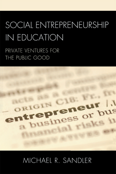 Cover of book: Social Entrepreneurship in Education