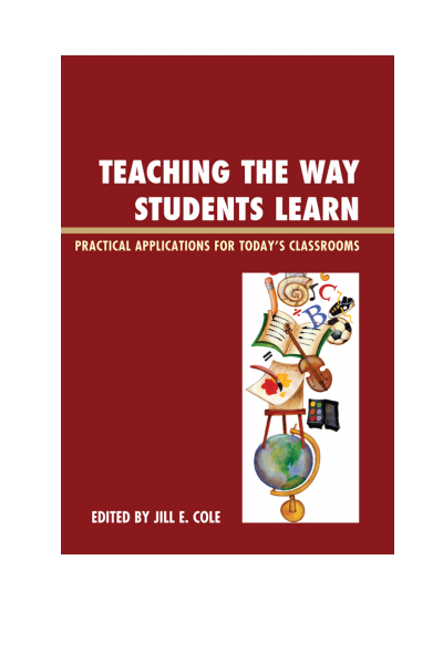 Cover of book: Teaching the Way Students Learn