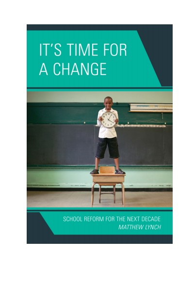 Cover of book: It's Time for a Change