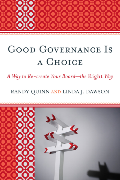 Cover of book: Good Governance Is a Choice