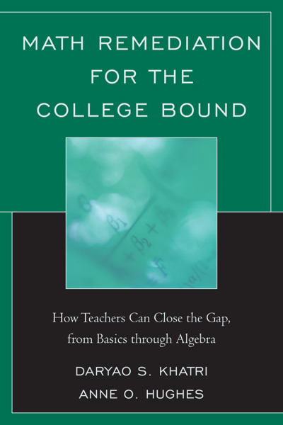 Cover of book: Math Remediation for the College Bound