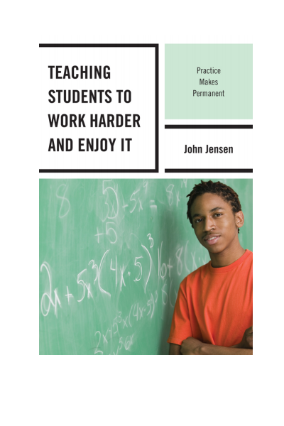 Cover of book: Teaching Students to Work Harder and Enjoy It