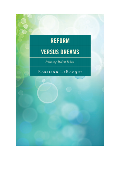 Cover of book: Reform Versus Dreams