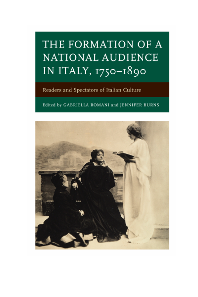 Cover des Buchs: The Formation of a National Audience in Italy, 1750–1890