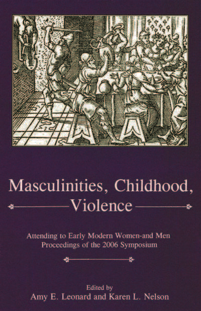 Cover of book: Masculinities, Violence, Childhood