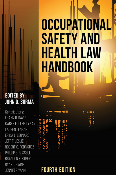Cover of book: Occupational Safety and Health Law Handbook