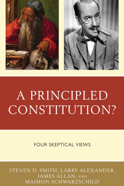 Cover of book: A Principled Constitution?