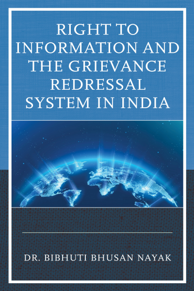 Cover des Buchs: Right to Information and the Grievance Redressal System in India