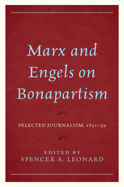 Cover des Buchs: Marx and Engels on Bonapartism