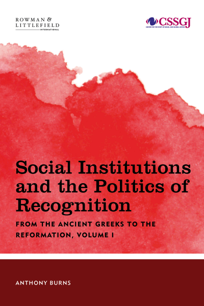 Cover des Buchs: Social Institutions and the Politics of Recognition