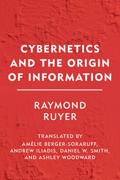 Cover of book: Cybernetics and the Origin of Information