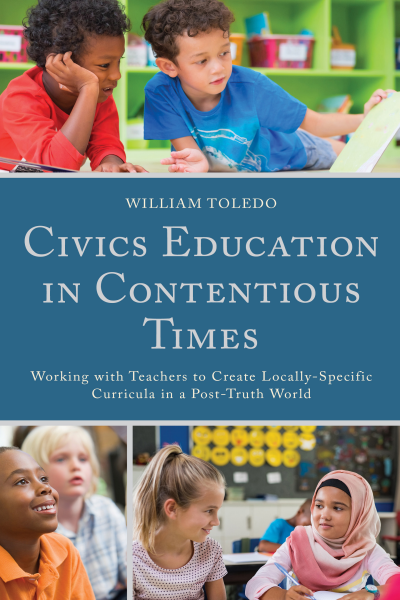 Cover of book: Civics Education in Contentious Times