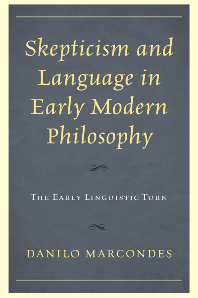 Cover des Buchs: Skepticism and Language in Early Modern Philosophy