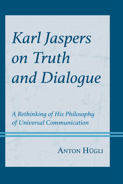 Cover of book: Karl Jaspers on Truth and Dialogue