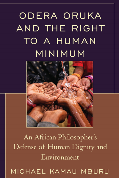 Cover of book: Odera Oruka and the Right to a Human Minimum