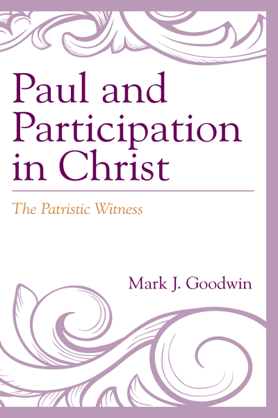 Cover des Buchs: Paul and Participation in Christ