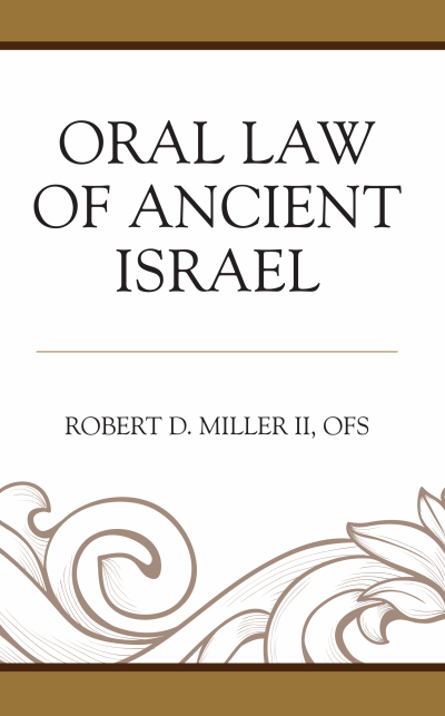 Cover des Buchs: Oral Law of Ancient Israel