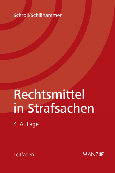 Cover des Buchs: Rechtsmittel in Strafsachen