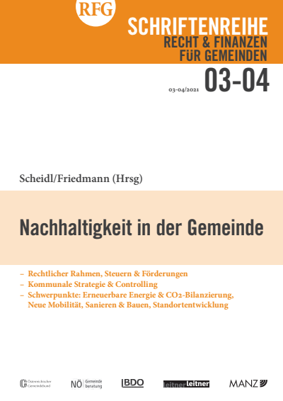 Cover des Buchs: Nachhaltigkeit in der Gemeinde