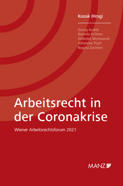 Cover of book: Arbeitsrecht in der Coronakrise