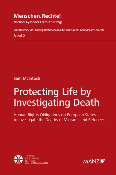 Cover of book: Protecting Life by Investigating Death