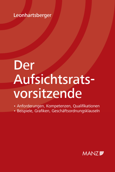 Cover of book: Der Aufsichtsratsvorsitzende