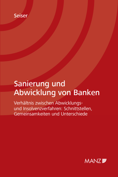 Cover of book: Sanierung und Abwicklung von Banken