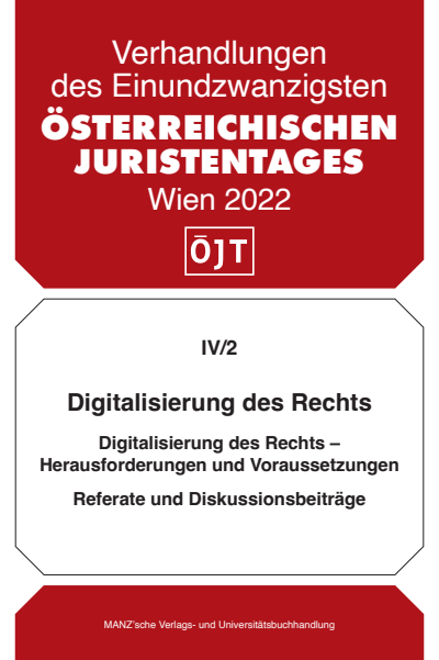 Cover des Buchs: Digitalisierung des Rechts