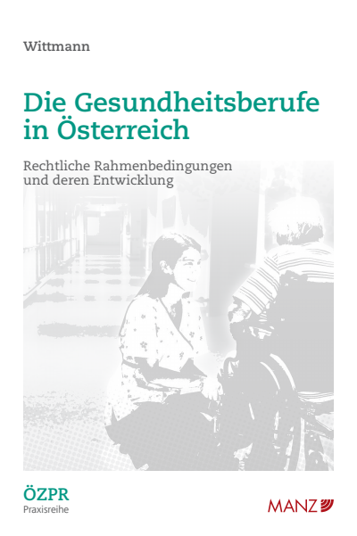 Cover of book: Die Gesundheitsberufe in Österreich