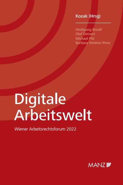Cover of book: Digitale Arbeitswelt
