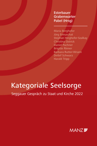 Cover des Buchs: Kategoriale Seelsorge