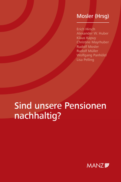 Cover des Buchs: Sind unsere Pensionen nachhaltig?