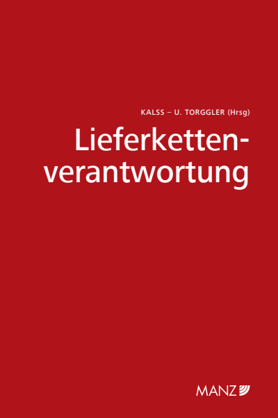 Cover des Buchs: Lieferkettenverantwortung