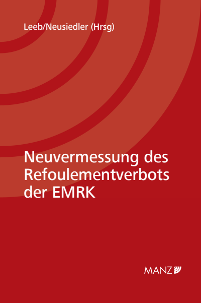 Cover des Buchs: Neuvermessung des Refoulementverbots der EMRK