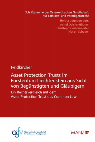 Cover des Buchs: Asset Protection Trusts im Fürstentum Liechtenstein aus Sicht von Begünstigten und Gläubigern