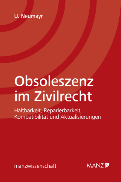 Cover des Buchs: Obsoleszenz im Zivilrecht