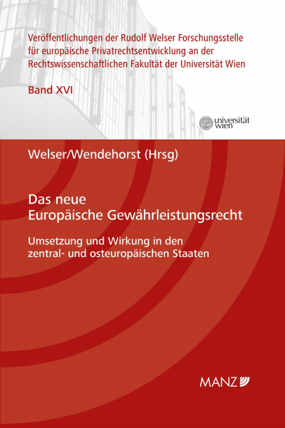 Cover des Buchs: Das neue Europäische Gewährleistungsrecht